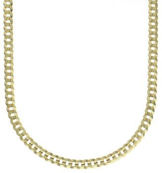 Złoty łańcuszek gruba pancerka 4mm 55 cm złoto 333.jpg